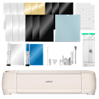 Cricut Explore 4 + Starter Bundle, 24.13x10x12.5in, Seashell - ONLINE ONLY