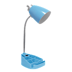 FLEX DESKLAMP OUTLET-BLUE