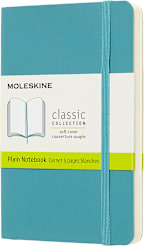 Moleskine Classic Notebook, Plain, Soft Cover (5 x 8.25)