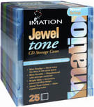CD CASE 25PK MEM SLIM JWL NEON
