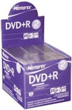 DVD+R MEMOREX 2-PK