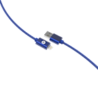 10ft Braided USB Lightning Cables - Blue - ONLINE ONLY