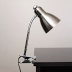 Simple Designs 15.5 Adjustable Clip Light Desk Lamp with LED Bulb