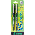 Hitecpoint Pilot Hi-Tecpoint V5 Roller Ball Pens - Black