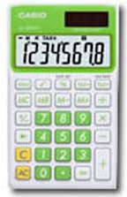 CALCULATOR SL300 CASIO SOLAR GREEN