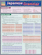 Japanese Grammar Laminate Reference Chart