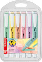 Stabilo Wwing Cool Highlighter Wallet Set, 4 Pieces