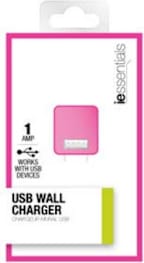 USB WALL CHARGER IESSENTIALS PNK