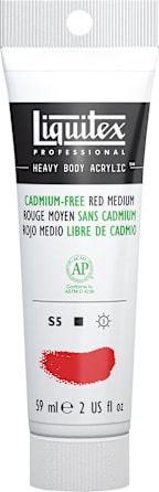 HB ACRY CAD FREE 59ML RED MED