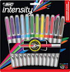 Bic  Mark It Permanent Marker Set Ultra Fine Tip  12 Pack