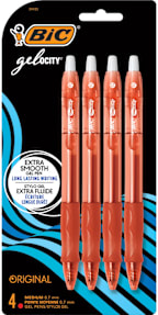 Gelocity Medium Point (0.7mm) 4-Pack Blister Red