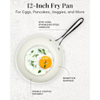 12" Fry Pan Cream