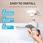 Socket Fanlight Warm Light