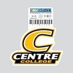 Centre College Colonels Durable Sticker