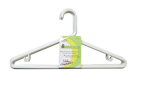 JUCO PlasticTube Hanger White 8 Pack