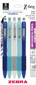 Z-Grip Mechanical Pencil 5pk