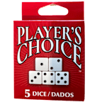 Dice Players Choice Gaming 5Ct