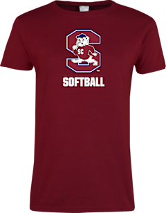 South Carolina State Ladies T Shirt Softball - ONLINE ONLY