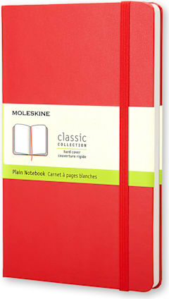 NOTEBOOK RED PLAIN POCKET