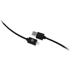 iEssentials 10ft Braided USB Apple Lightning Cable Black