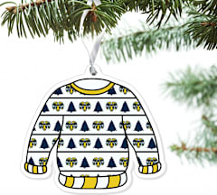 Shepherd University 3'' x 4'' Etched Ornament