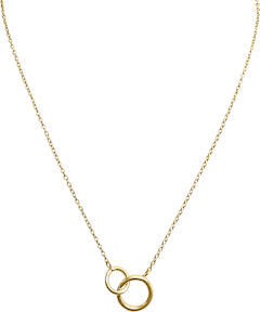 NK SMALL PED DBLCIRCLE GOLD