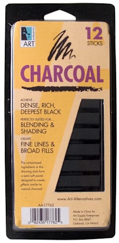 CHARCOAL DRAWING STICK 12/PK