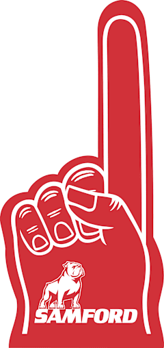 Samford University 18'' Bulldogs Foam Finger