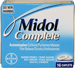 Midol Menstrual Complete 16ct Caplet