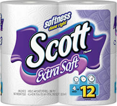 Scott Extra Soft Bathroom Tissues 4ct