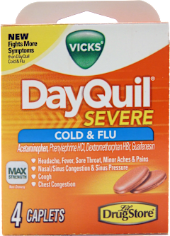 LIL DRG DAYQUIL SEVERE 4CT