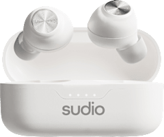 Sudio T3 Bluetooth Earbuds, White - ONLINE ONLY