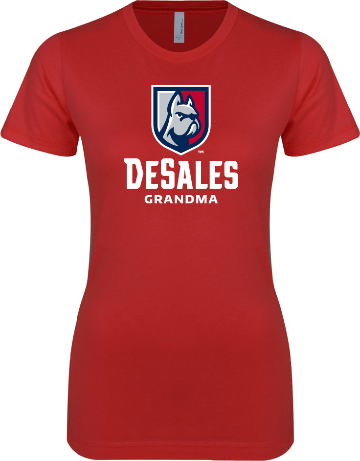 DeSales Next Level Ladies SoftStyle Junior Fitted Tee Grandma - ONLINE ONLY