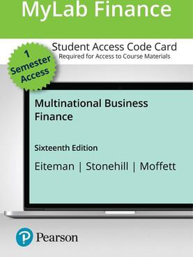 MyLab Finance with Pearson eText Access Code for Multinational Business Finance