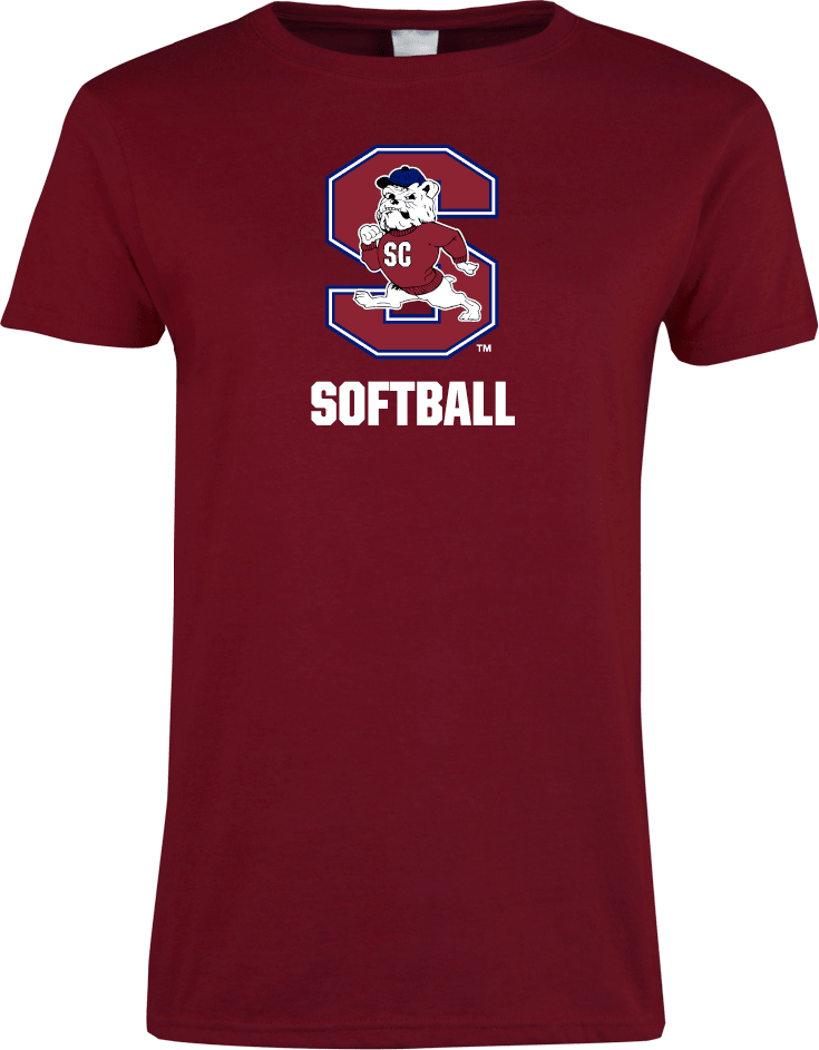 South Carolina State Ladies T Shirt Softball - ONLINE ONLY