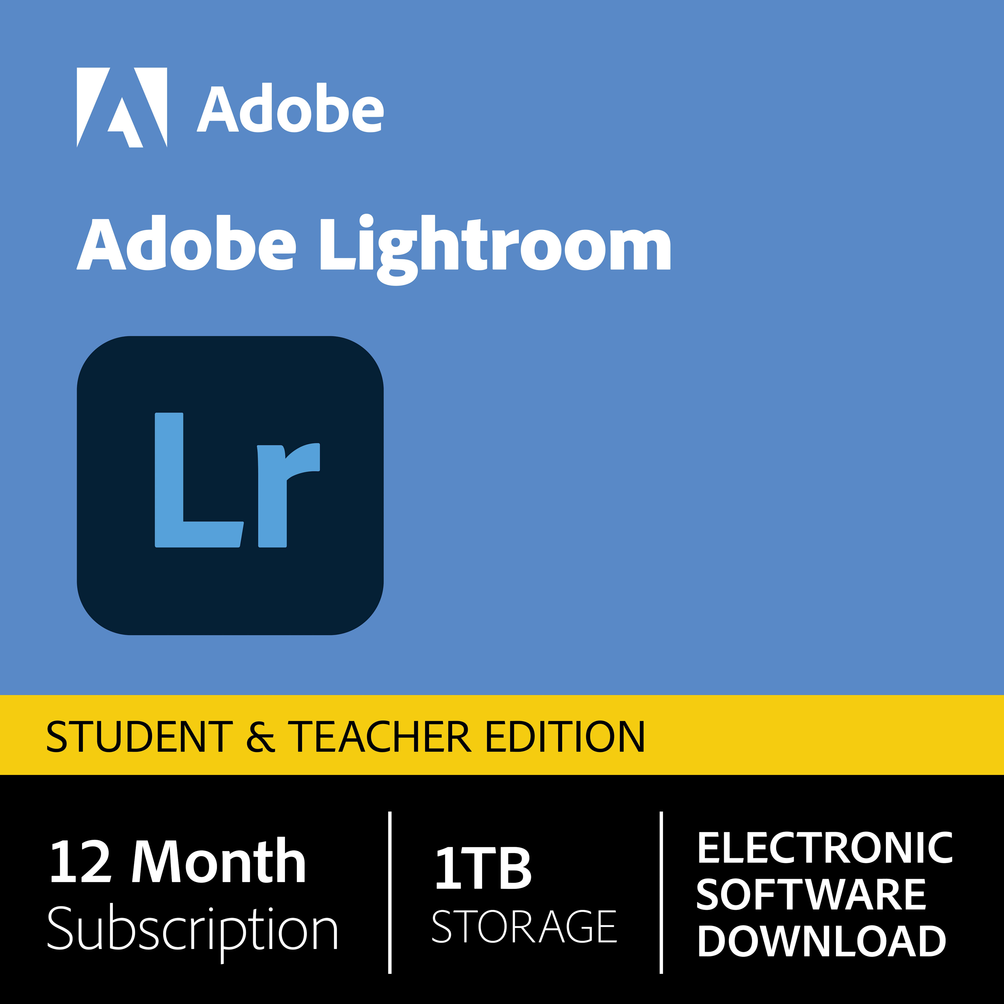 Adobe Lightroom Creative Cloud with 1TB - STE ESD