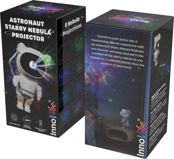 ASTRONAUT STARRY NEBULA PRJCTR