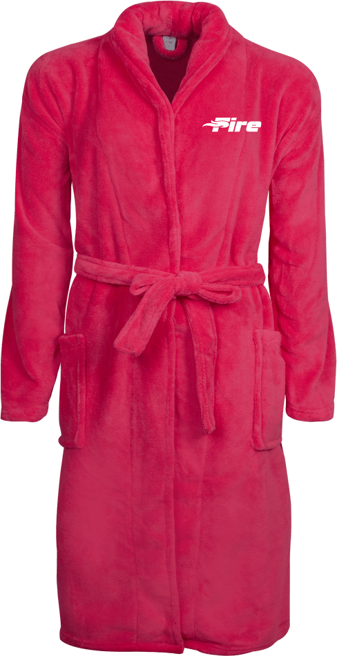 Southeastern Ladies Plush Microfleece Shawl Collar Robe Primary Mark - ONLINE ONLY