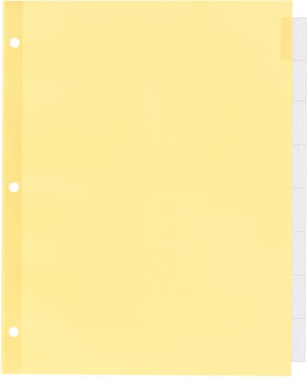 INDEX TAB 8TAB CLEAR ECONOMY