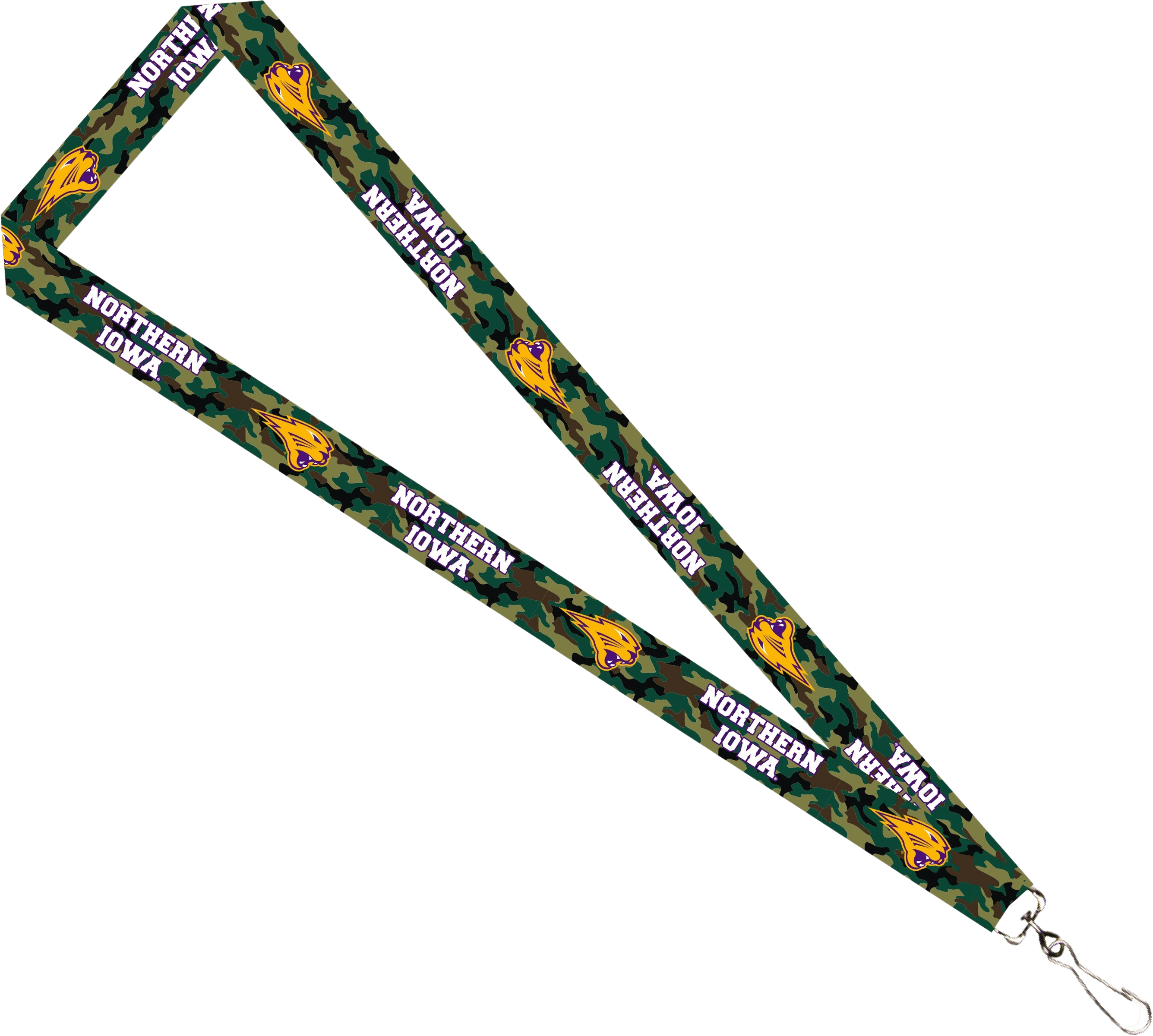 University of Northern Iowa 3-4'' Satin Lanyard