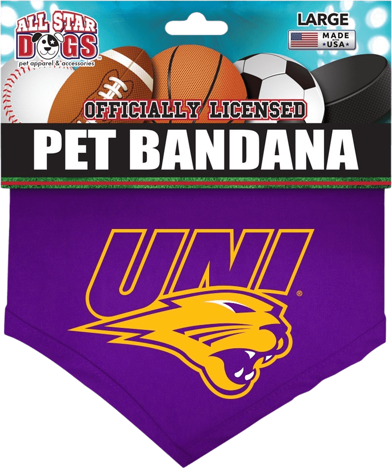 University of Northern Iowa Pet Bandana