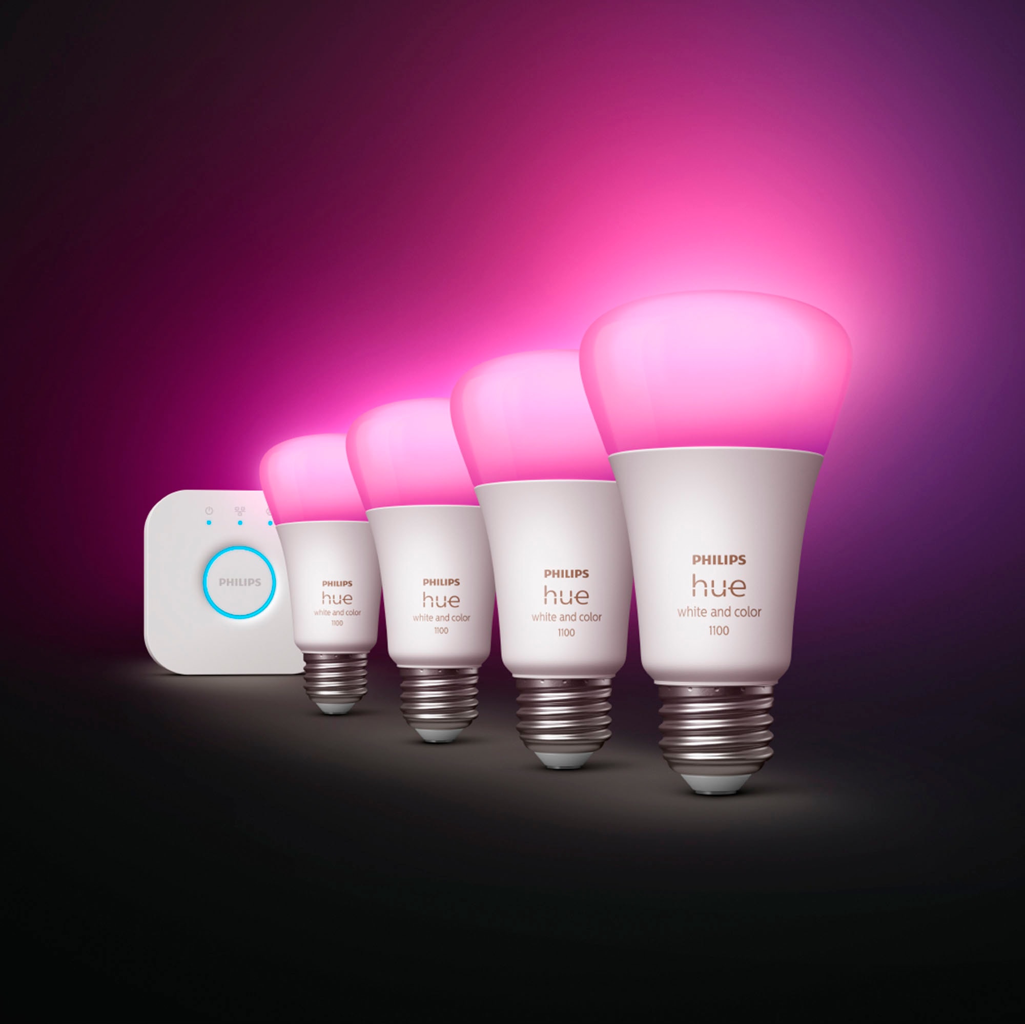 HUE WCA 10.5W A19 E26 4SET KIT