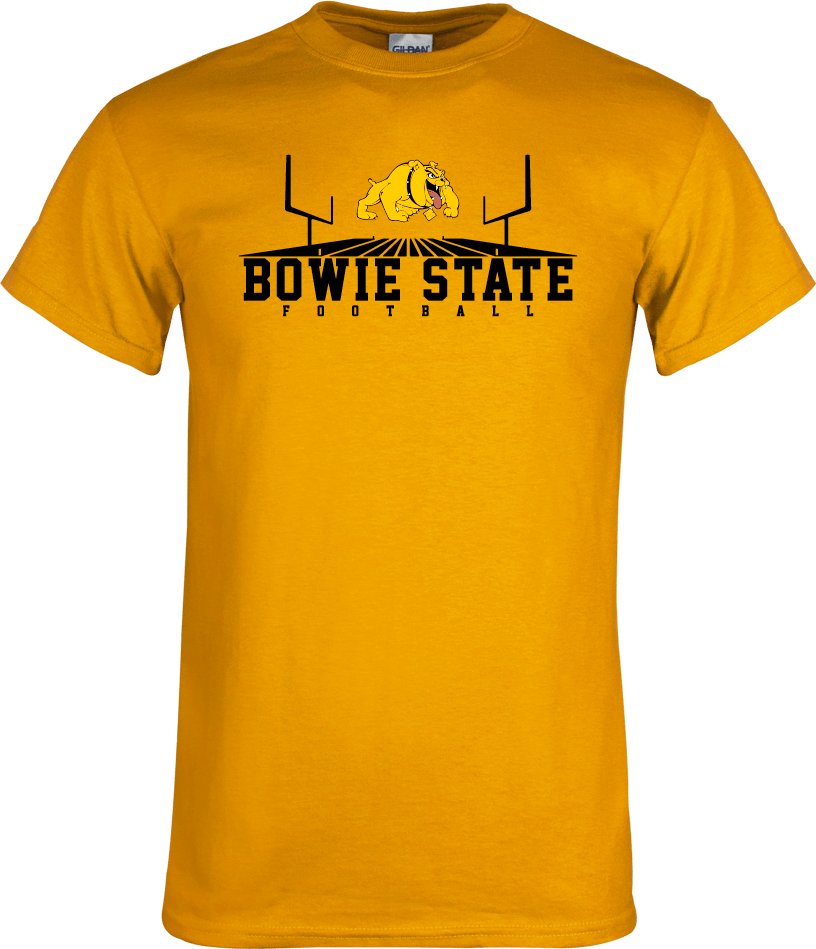 Bowie State T Shirt Football - ONLINE ONLY