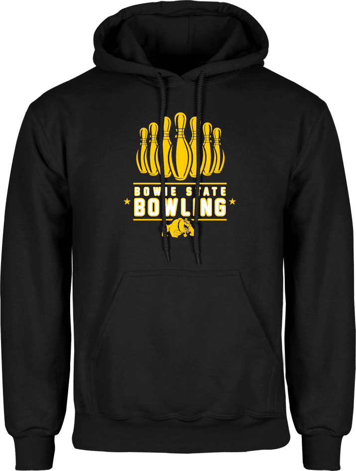 Bowie State Fleece Hoodie Bowling - ONLINE ONLY