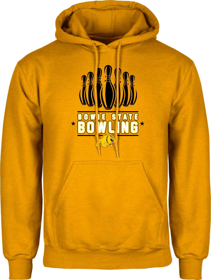 Bowie State Fleece Hoodie Bowling - ONLINE ONLY
