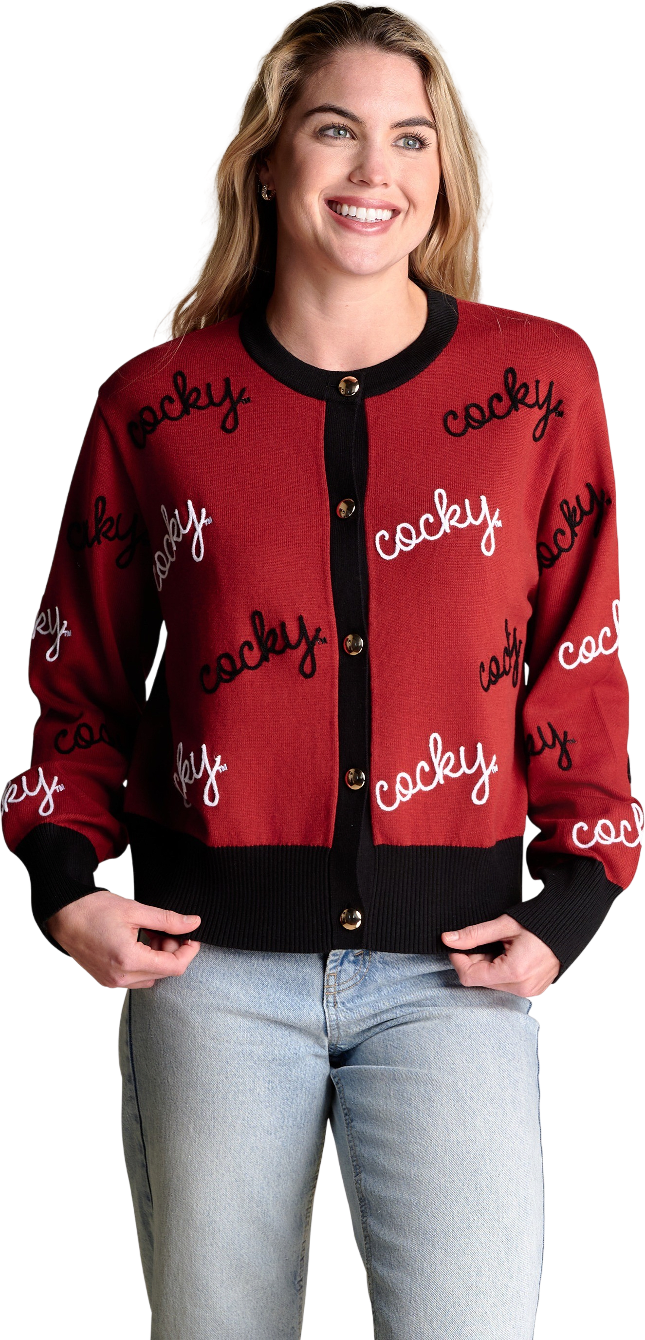 University of South Carolina Women's Rope Cardigan