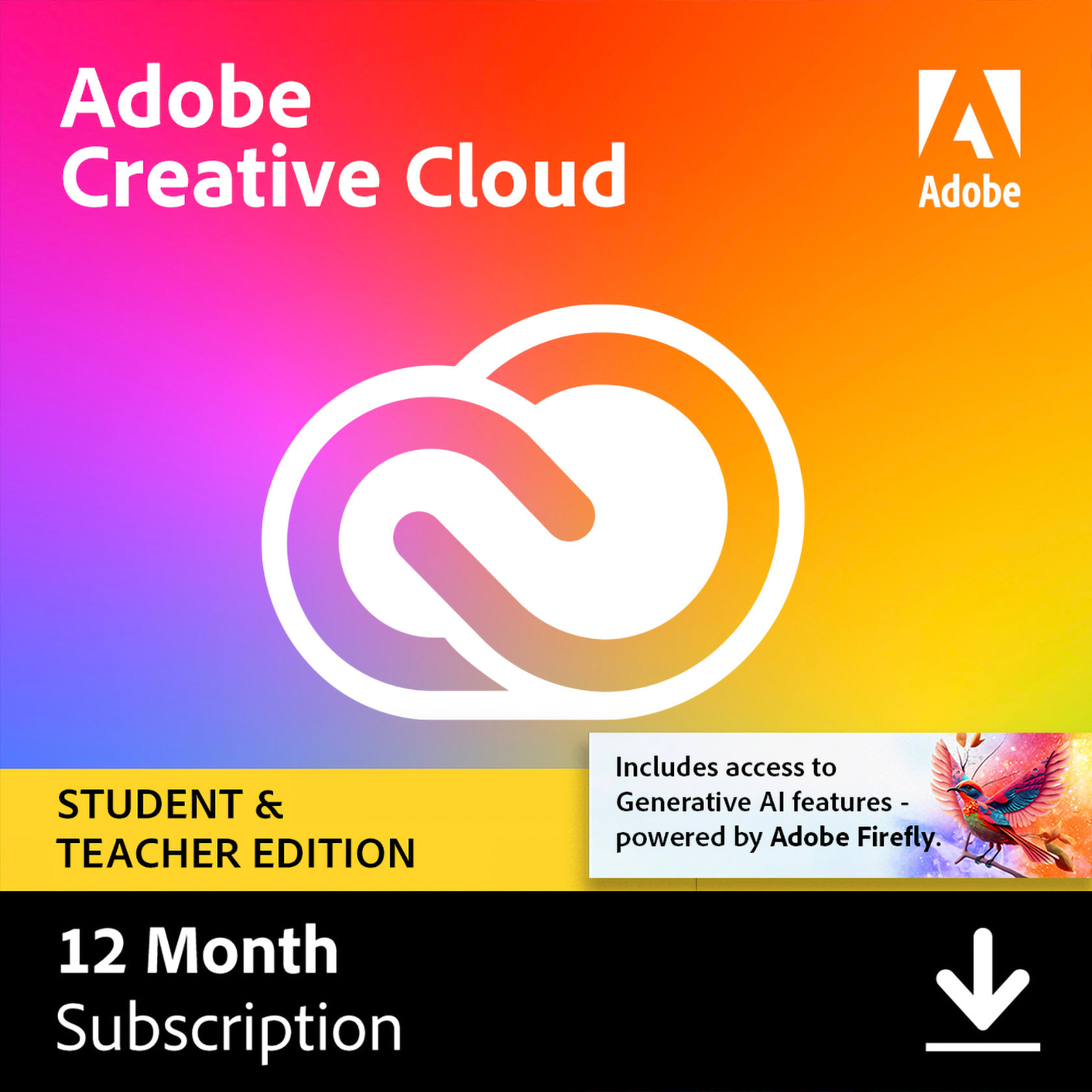 ADOBE CREATIVE CLOUD S&T 12M PROMO ESD