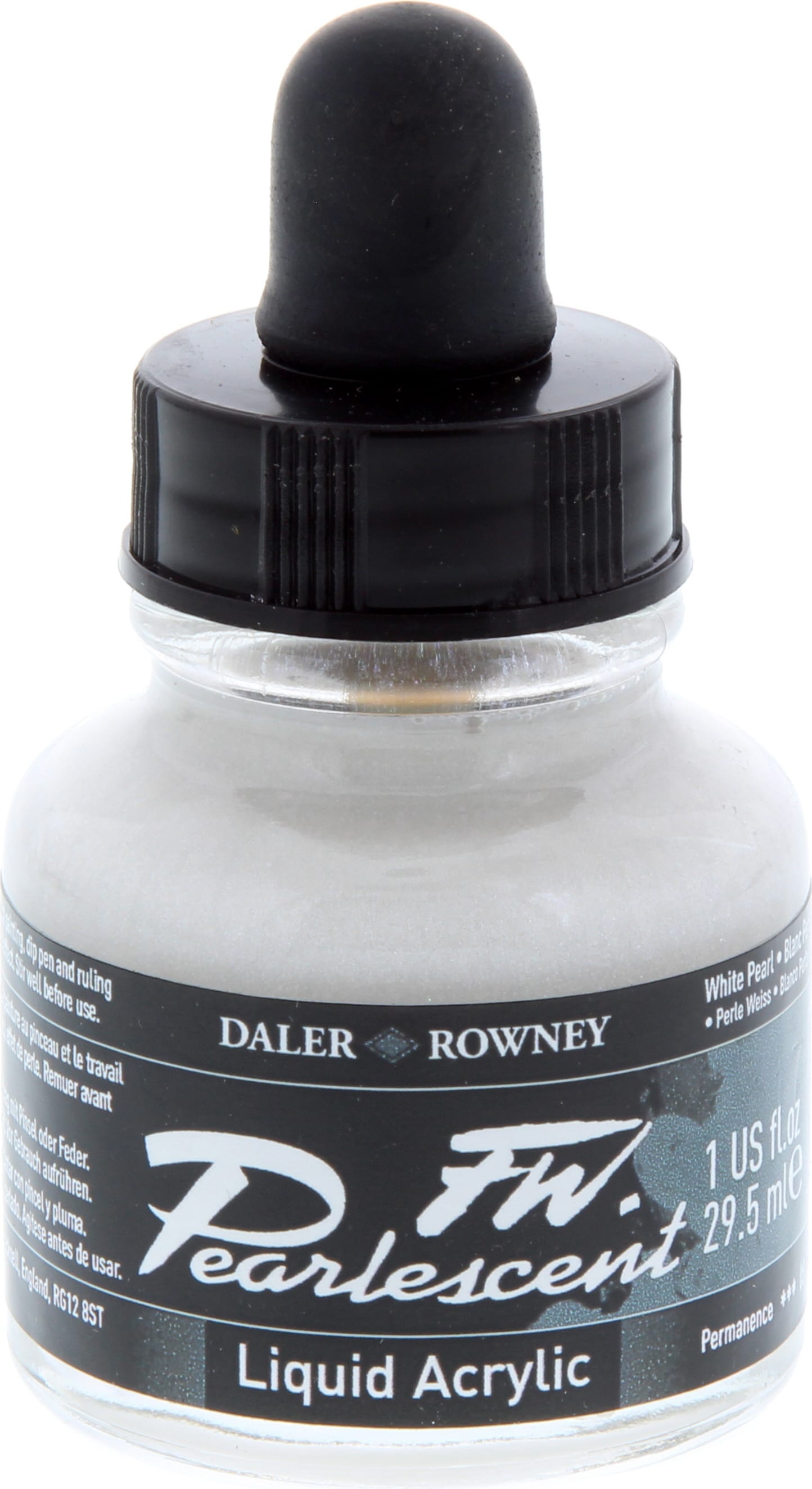 PEARLESCENT INK  1 OZ WHITE PEARL