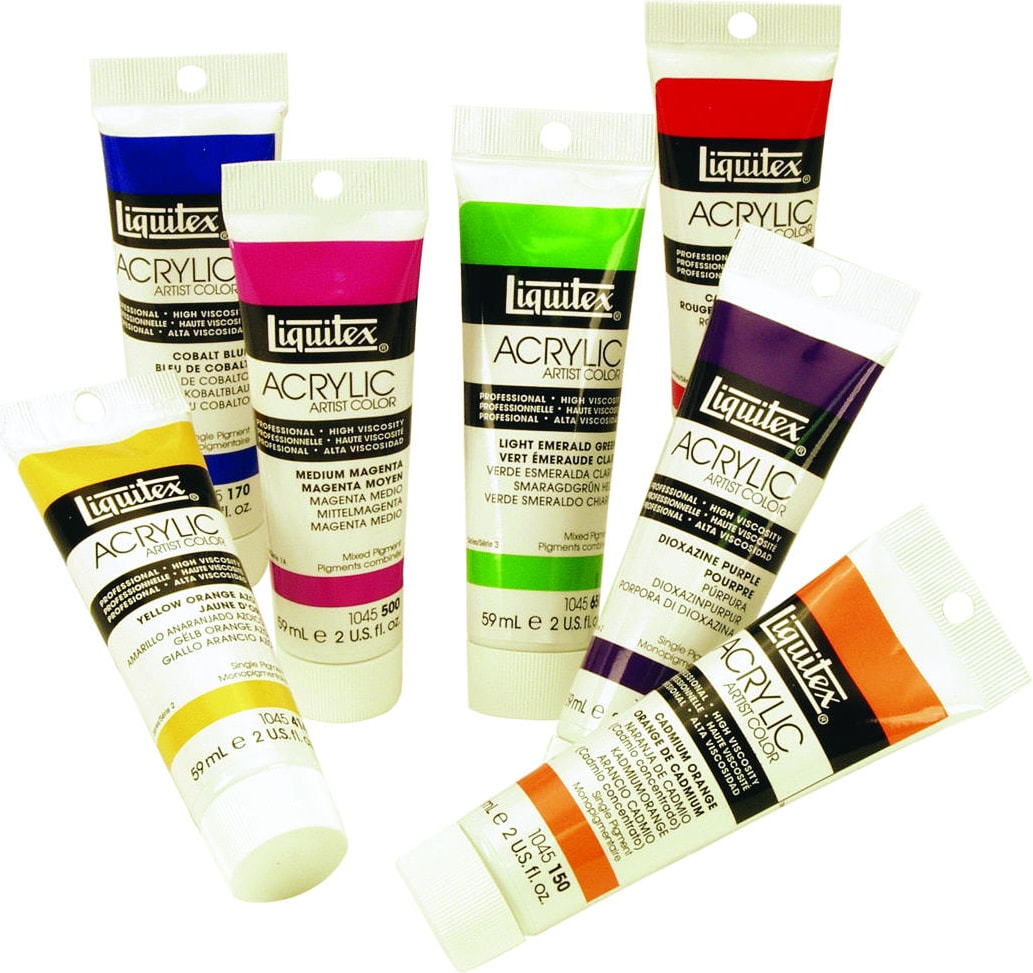 Heavy Body Acrylic 2 Oz Tube Ultramarine Blue Red Shade