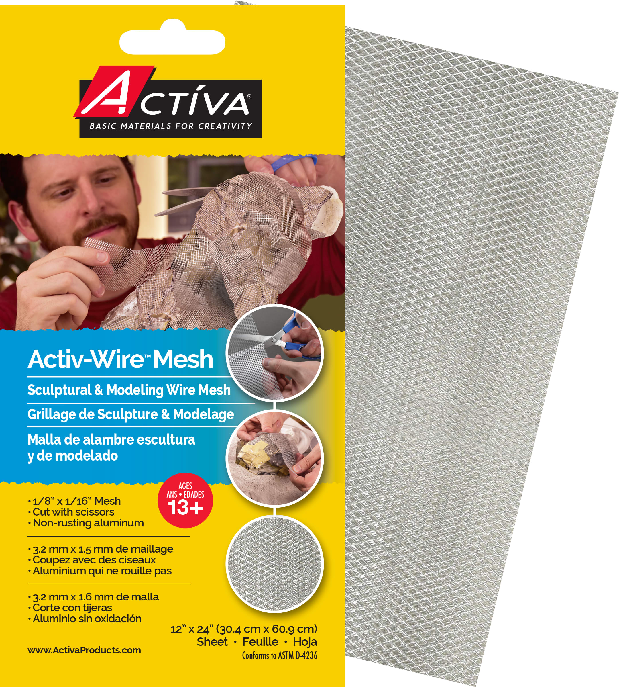WIRE MESH 1/8X1/16 DIAMOND SHAPE